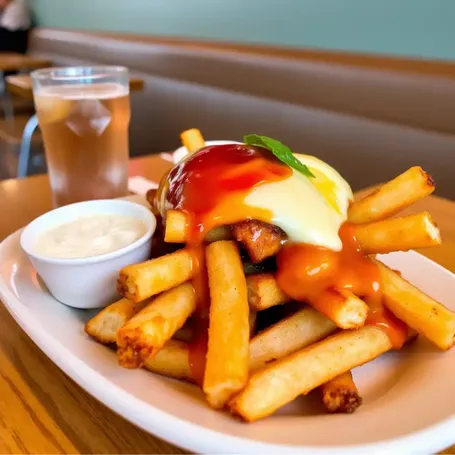 Signature poutine from Sixty5 Street Brampton restaurant