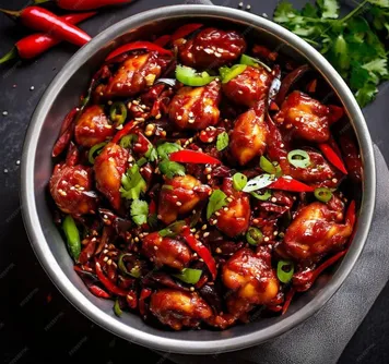 Juicy Chicken 65 wet style at Sixty5 Street Brampton